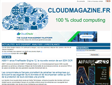 Tablet Screenshot of cloudmagazine.fr